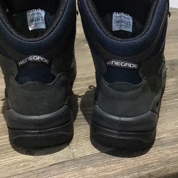 Lowa Renegade GTX Mid Hiking Boots NWOT Sole Gore Tex Size 10” Dark Green /Blue - Picture 5 of 14